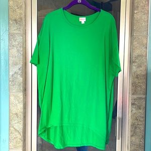 Kelly green Irma LuLaRoe tunic top